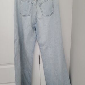 Women's Super-High Rise Baggy Wide Leg Jeans - Wild Fable Light Wash 8